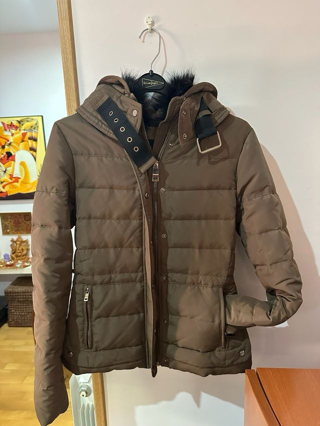 Abrigo Zara Marrón Mujer