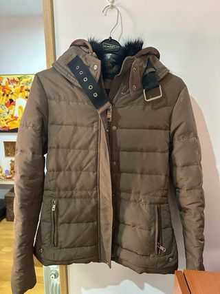 Abrigo Zara Marrón Mujer