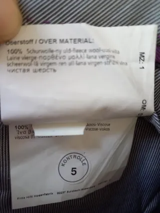 Pantalón gris hombre talla 60