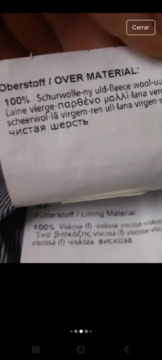 Pantalón gris hombre talla 60