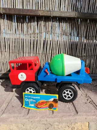 Lote Juguetes Camión y Burros Gutfer Años 80