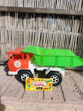 Lote Juguetes Camión y Burros Gutfer Años 80