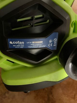 Cortasetos Cofan Eléctrico Verde