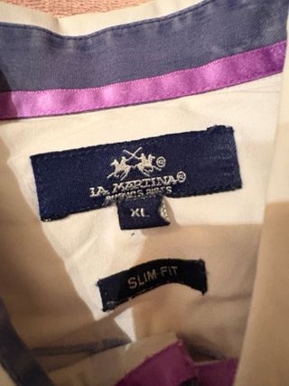 Camicia La Martina bianca uomo