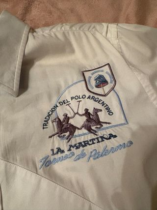 Camicia La Martina bianca uomo