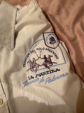 Camicia La Martina bianca uomo