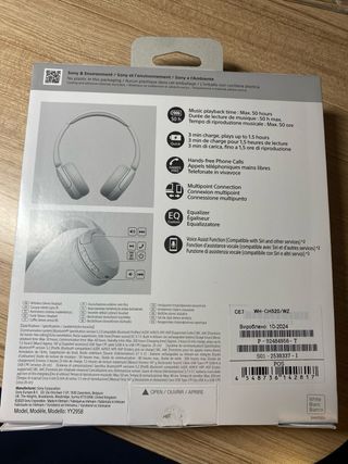 Cascos SONY WH-CH520 Blancos