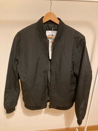 Chaqueta Bomber Jack & Jones Negra Hombre
