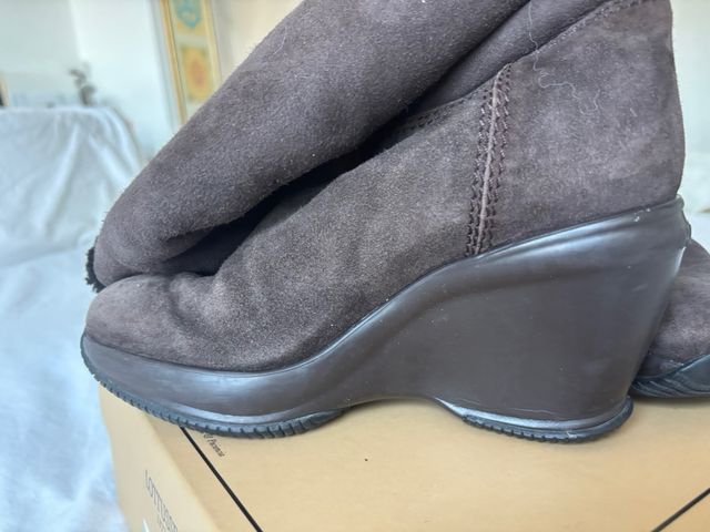 Botas Hogan Marrones Cuña