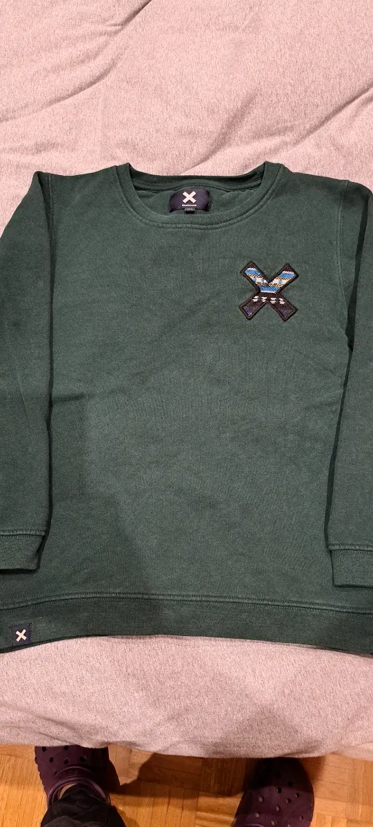 Sudadera Blue Banana verde talla 12