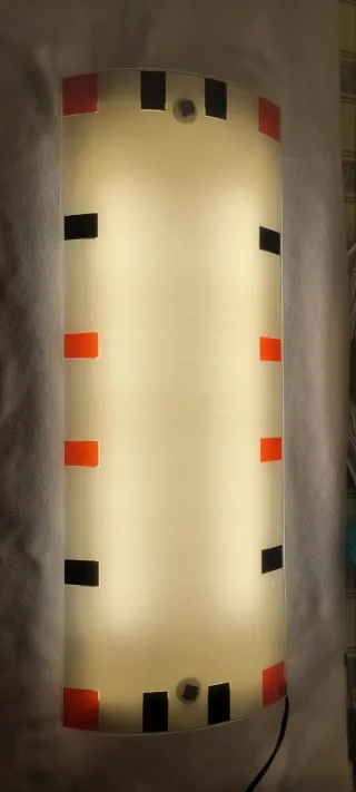 Plafón decorativo pared/techo cristal