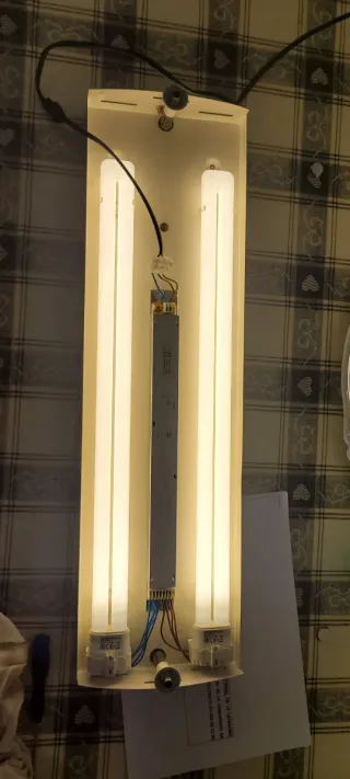 Plafón decorativo pared/techo cristal