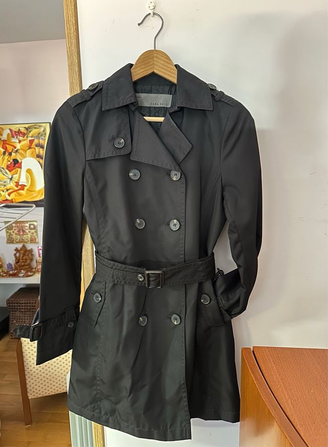 Gabardina Zara Negra