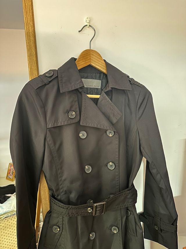 Gabardina Zara Negra