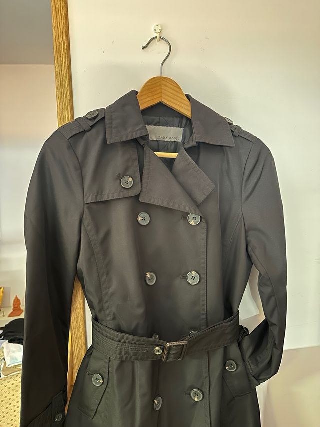 Gabardina Zara Negra
