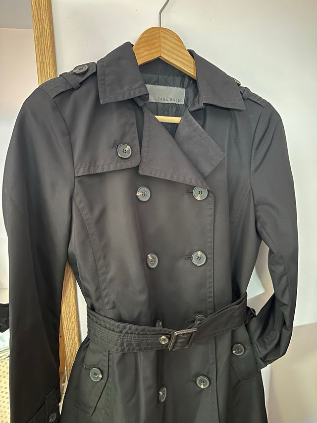 Gabardina Zara Negra