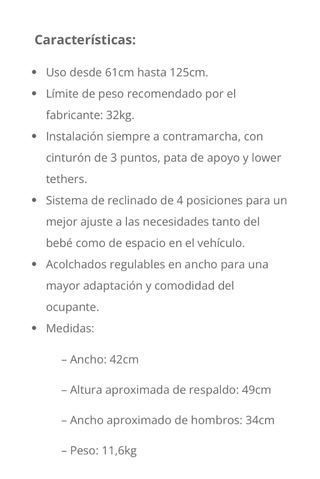 Silla coche  Klippan Opti 129 a contramarcha