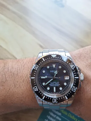 Reloj Seiko Plata y Negro