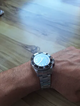 Reloj Seiko Plata y Negro