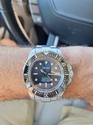 Reloj Seiko Plata y Negro