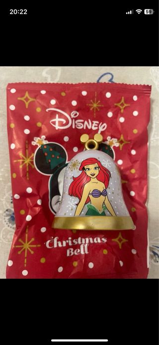 Campanella Disney Natale Ariel