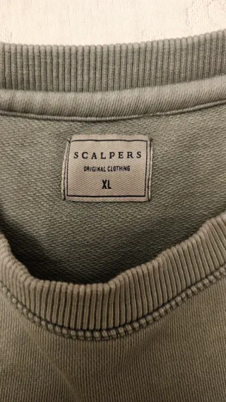 Sudadera Scalpers Verde Oliva