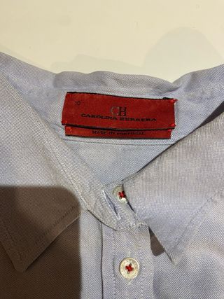 Camisa azul claro Carolina Herrera mujer