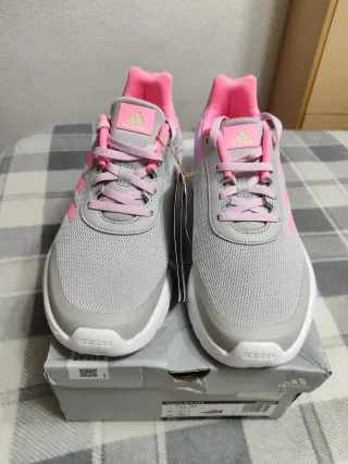 Adidas Tensaur Run 2.0 K Gris/Rosa