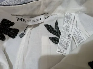 Pantalones anchos Zara estampados