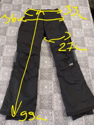 Pantaloni sci Peak Performance XS neri