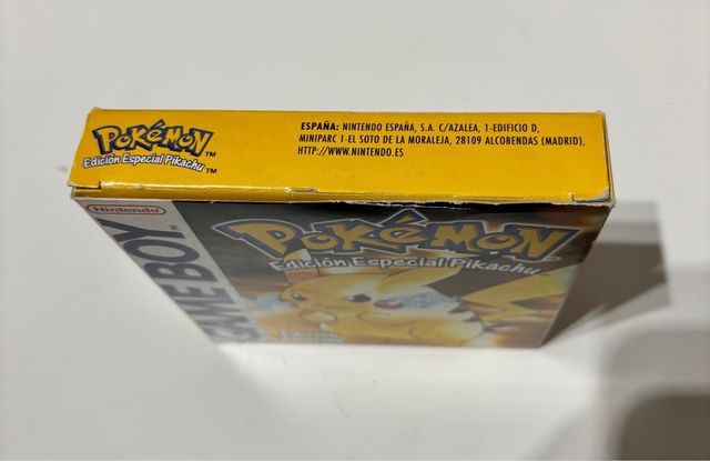 Pokémon Amarillo Edición Especial Pikachu Game Boy