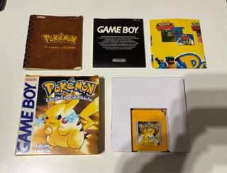 Pokémon Amarillo Edición Especial Pikachu Game Boy
