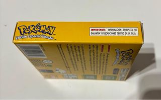 Pokémon Amarillo Edición Especial Pikachu Game Boy