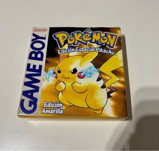Pokémon Amarillo Edición Especial Pikachu Game Boy