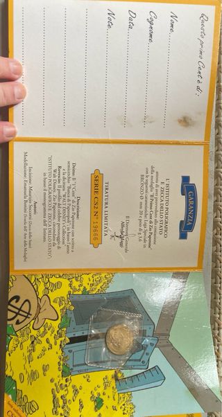 1 Centesimo Zio Paperone Bronzo