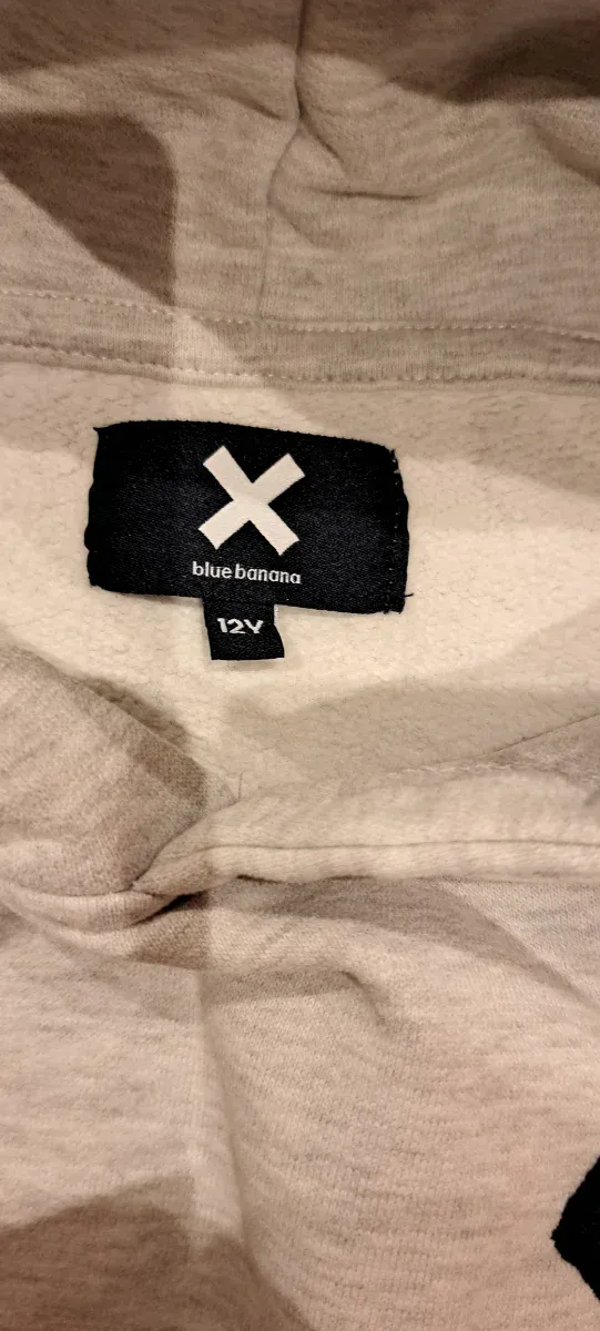 Sudadera Blue Banana beige talla 12