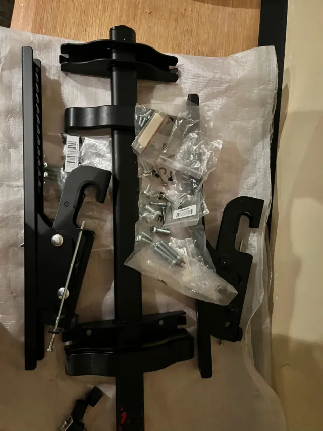 Soporte de pared para TV negro