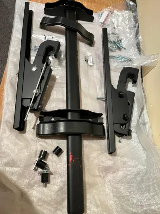 Soporte de pared para TV negro