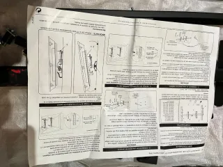 Soporte de pared para TV negro