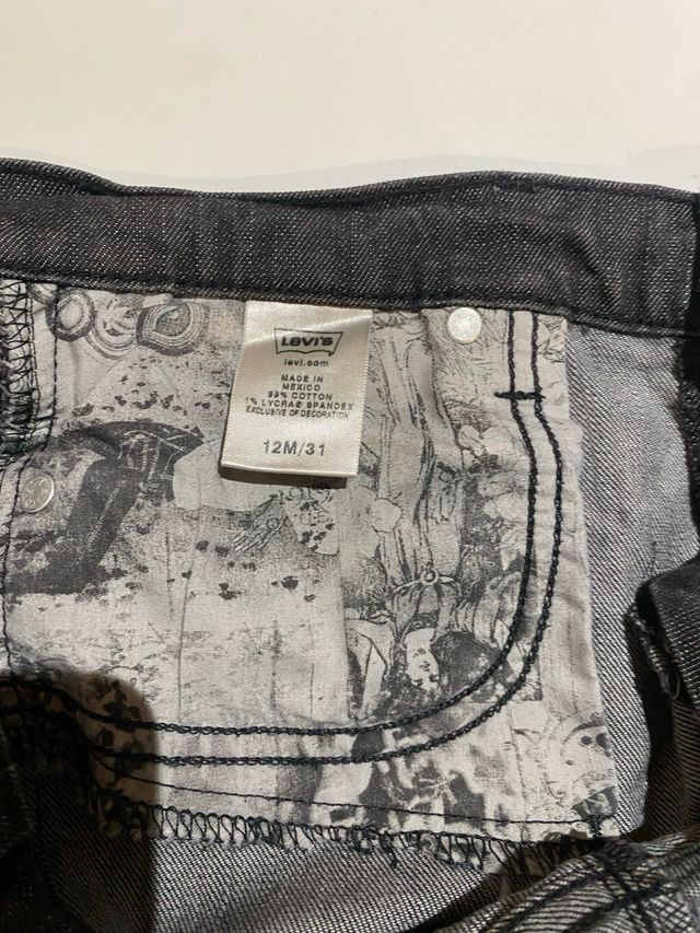 Vaqueros Levi's negros 521 ultra Low skinny