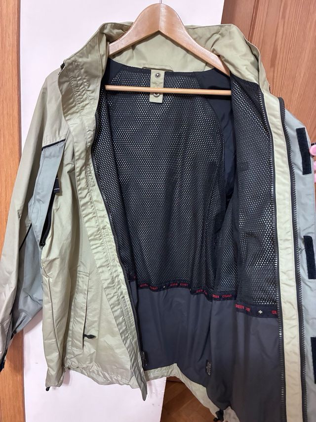 Anorak Green Coast Beige/Gris