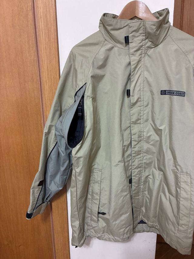 Anorak Green Coast Beige/Gris