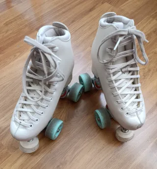 Patines Quad Blancos Artísticos EDEA.