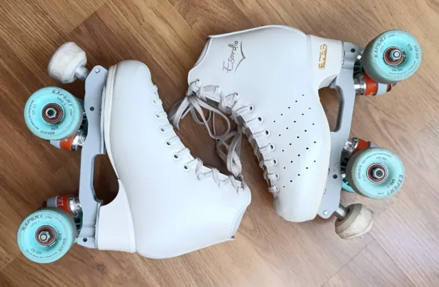 Patines Quad Blancos Artísticos EDEA.