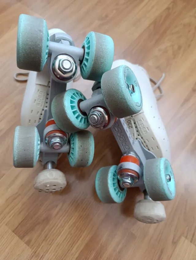 Patines Quad Blancos Artísticos EDEA.