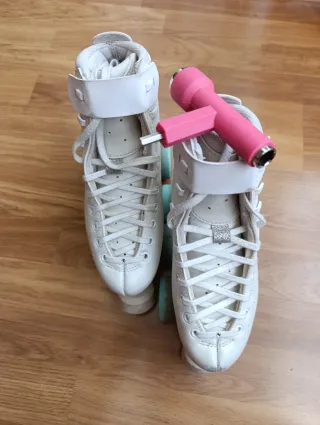 Patines Quad Blancos Artísticos EDEA.