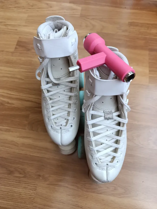 Patines Quad Blancos Artísticos EDEA.