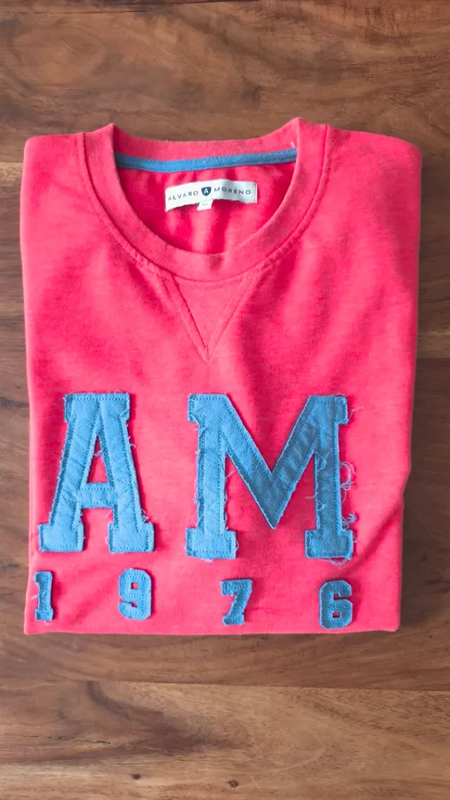 Sudadera Alvaro Moreno AM 1976 Roja