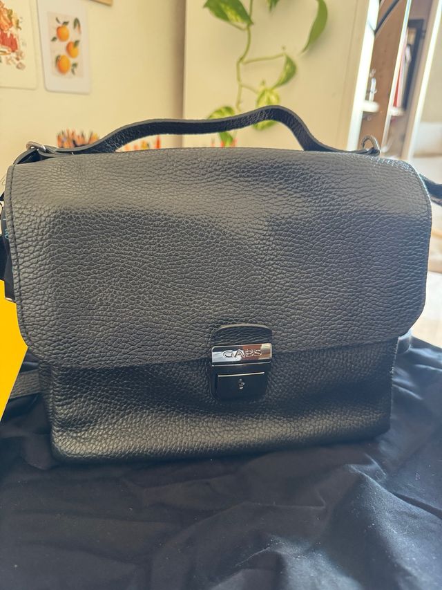 Borsa gabs pelle nera nuova