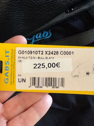 Borsa gabs pelle nera nuova